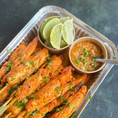 Brochettes_de_poulet_satay 8 Brochettes de Poulet Satay - Apéros