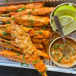 8 Brochettes de Poulet Satay - Apéros