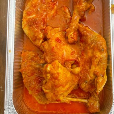 Cari crevettes ou poulet ou poisson