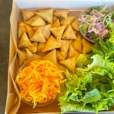 10  SAMOUSSAS  boeuf /végétarien/poisson