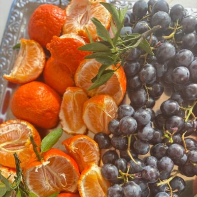 Plateaux de fruits frais