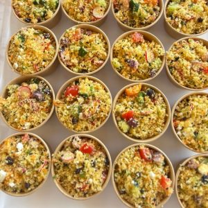 Verrine_de_taboule_TraiteurMachiroplats Verrines de taboulé gourmand & légumes — 12 pièces