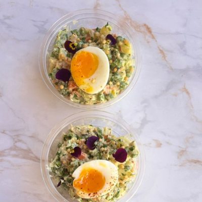 Salade individuelle végétariennes — 250 g (10 pièces)