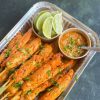 Brochettes de Poulet Marinées au Lait de Coco — 12 pièces 🌿☀️
