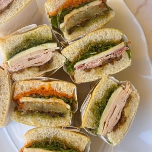 Box Focaccia sandwiches 12 ou 20 pièces NEW