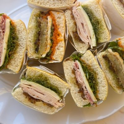 Box Focaccia sandwiches 12 ou 20 pièces NEW