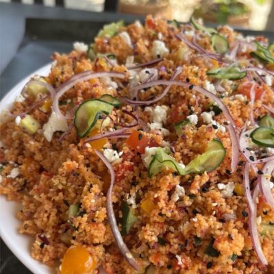 Taboulé Gourmand à la Feta & Confettis de Légumes d’Été (accompagnement)
